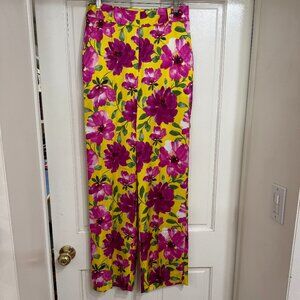 NEW with Tags $246 Favorite Daughter Bright Floral Pants sz 8
